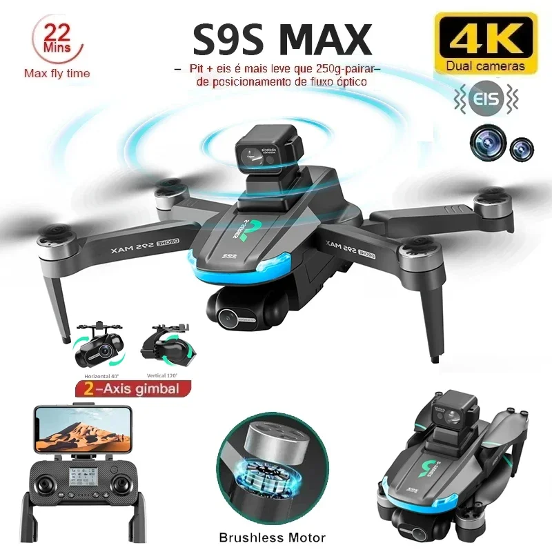 NEW S9S MAX MINI Drone 4K 2-Ax - Drone Gimbal Case 评论和价格